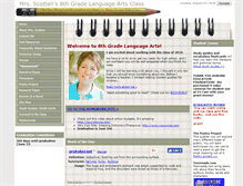 Tablet Screenshot of mrsscotten.com